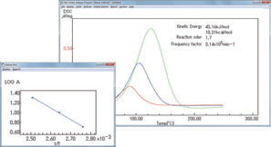 Программа анализа кинетики для ДСК